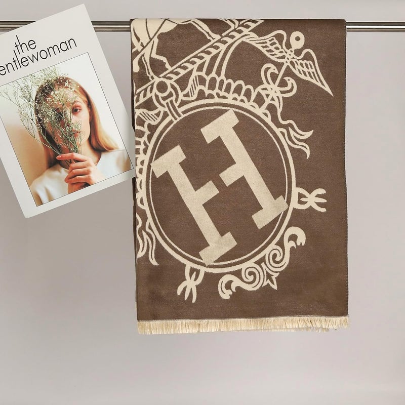 EXTREE Scarfs for Women Pashmina Silky Shawl Wrap for Evening Dressing Blanket Open Front Poncho Cape - Image 4